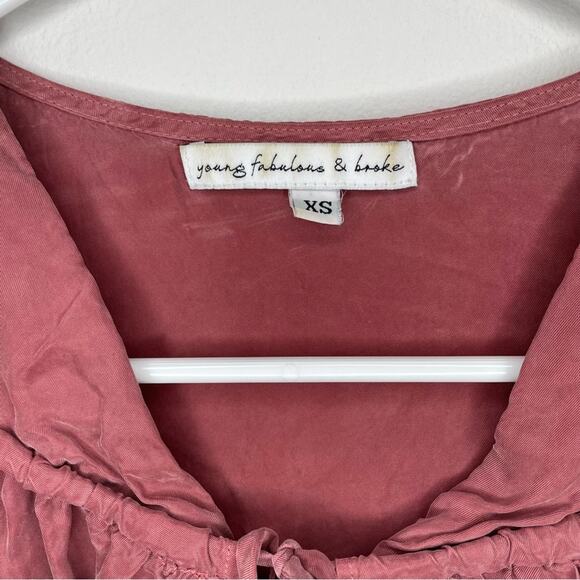 Young Fabulous & Broke Peasant Top Size XS - Picture 2 of 6